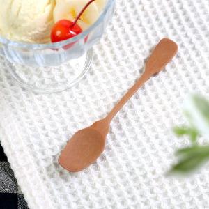 スプーン 13cm ヴィンテージカトラリー アイスクリームスプーン 木製
