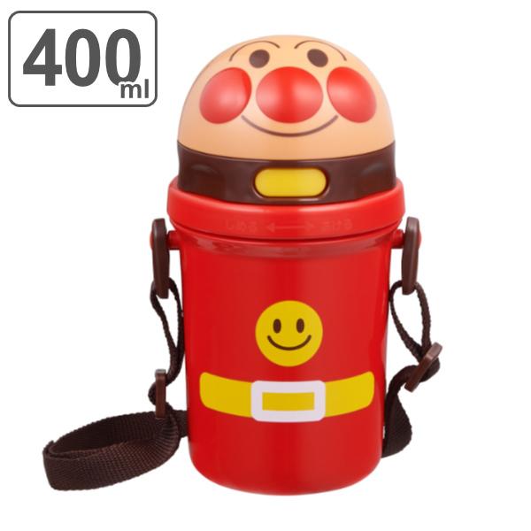 水筒 キッズ アンパンマン 400ml ストローボトル プラスチック ダイカット （ あんぱんまん ...