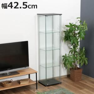 不二貿易（Fuji Boeki） コレクションケース 4段 幅42.5cm 4面ガラス