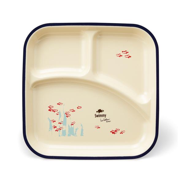 ランチプレート 24cm スイミー レオ・レオニ プラスチック 日本製 （ 食洗機対応 電子レンジ対...
