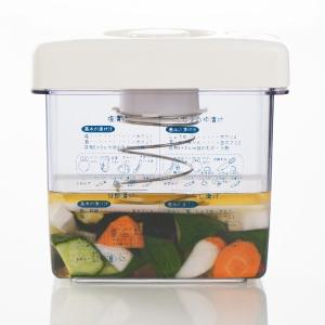 TONBO（新輝合成） 漬物容器 800ml 丸型 即席つけもの器 マミー 重石