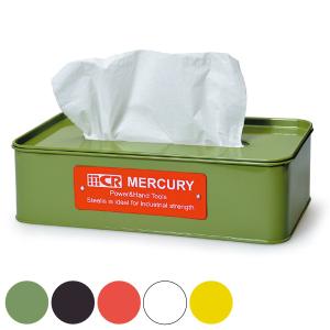 MERCURY（マーキュリー） ティッシュケース ブリキ ティッシュボックス