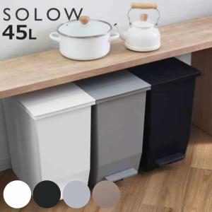 SOLOW ペダルオープンツイン20L 「送料無料」/ 観音開き ペダル式 20L
