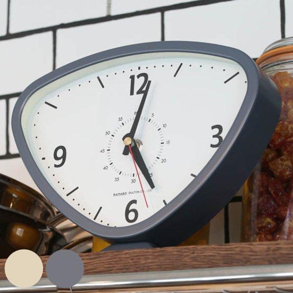 置き時計 ダルトン DULTON ライナルド クロック 逆三角形 時計 おしゃれ （ 置時計 アナロ...
