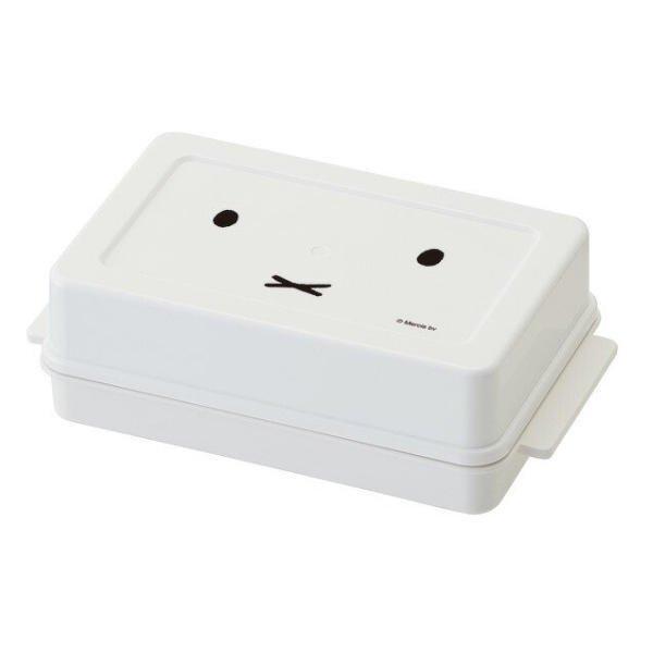 バターケース 定量カッティング付 ミッフィー 先割れナイフ付 電子レンジ可 （ バター容器 バター保...