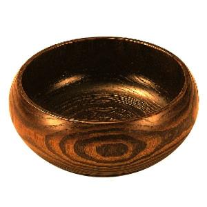 菓子鉢 黒 8.0 鉄鉢 牡丹彫 木製 漆塗り（会津漆器） 会津塗り 菓子器