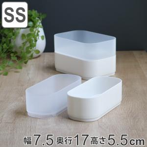 収納ケース SS 幅7.5×奥行17×高さ5.5cm 仕切り 小物ケース （ ナチュラ インケース 収納 仕切りケース 小物収納 小物入れ 収納ボックス 日本製 ）｜colorfulbox