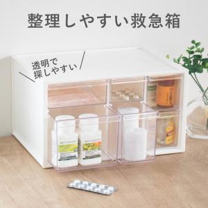 救急箱 薬箱 二段式 折りたたみ可能 大容量 多機能収納ケース 収納ボック 5 救急箱 おくすりケース 薬 収納 2段 （ 薬ケース 救急ボックス 薬入れ