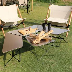 新品☆ハングアウト　アーチテーブル３台セット　FRT-7030ST②　ステンレス frt-7030st-1_8.jpg