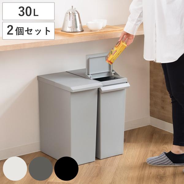 特典付き ゴミ箱 30L 同色2個セット TOSTE レバーオープン （ ごみ箱 トステ 30リット...