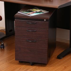 堀田木工所 デスクワゴン キャスター付 3段 幅42.1cm 学習机用 共通袖