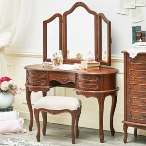 HAGiHARA（萩原） ドレッサー 幅115cm 猫脚 姫系 三面鏡 アンティーク