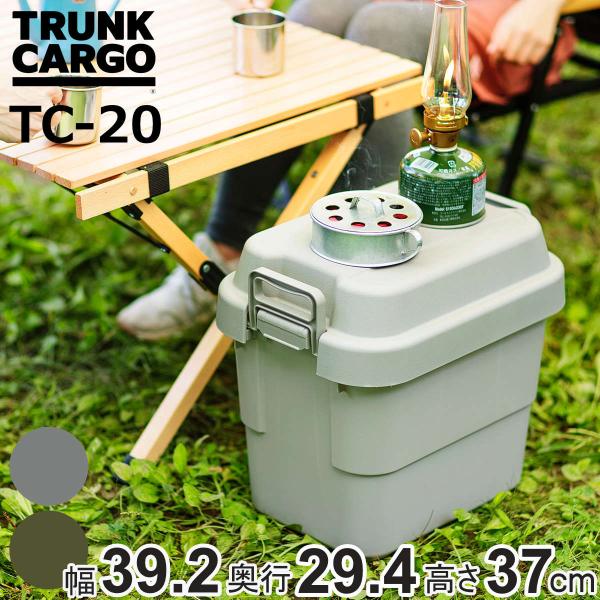 収納ボックス 幅39.2×奥行29.4×高さ37cm トランクカーゴ スタンダード 20L TC-2...