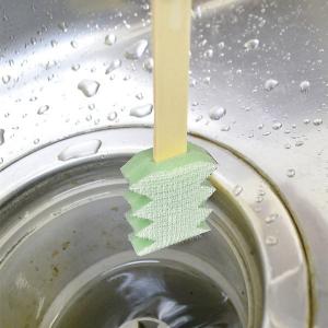 キッチン 掃除ブラシ 6本入り 排水口 ヌメリ すっきり棒 （ 掃除棒 研磨材 ブラシ 棒 使い捨て 洗面所 目地 シンク ）