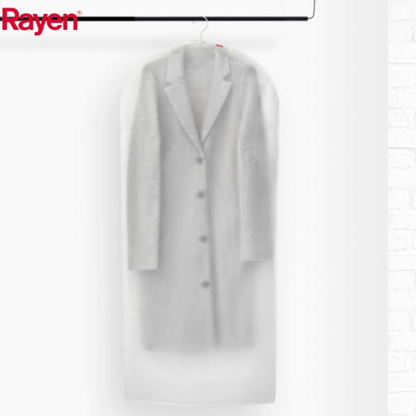 Rayen 洋服カバー M 半透明 ロング （ 衣類カバー 収納 衣類収納 洋服 衣類 カバー ）