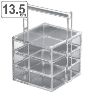 お重 13.5cm 持ち手付き M.STYLE 食器 和食器 プラスチック製 （ 重箱