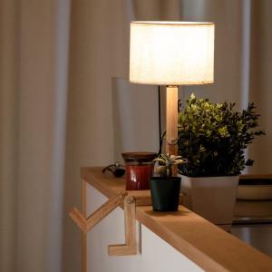 LED ライト おしゃれな間接照明 読書灯 アントレックス 照明 ウッドマンランプ 木製 北欧 （ テーブルランプ