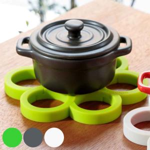 イケックス工業 鍋敷き シリコン製 2WAY Tangle Pot Stand アイビー
