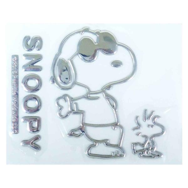 エンブレムステッカー スヌーピー C （ キャラクター ステッカー シール SNOOPY PEANU...