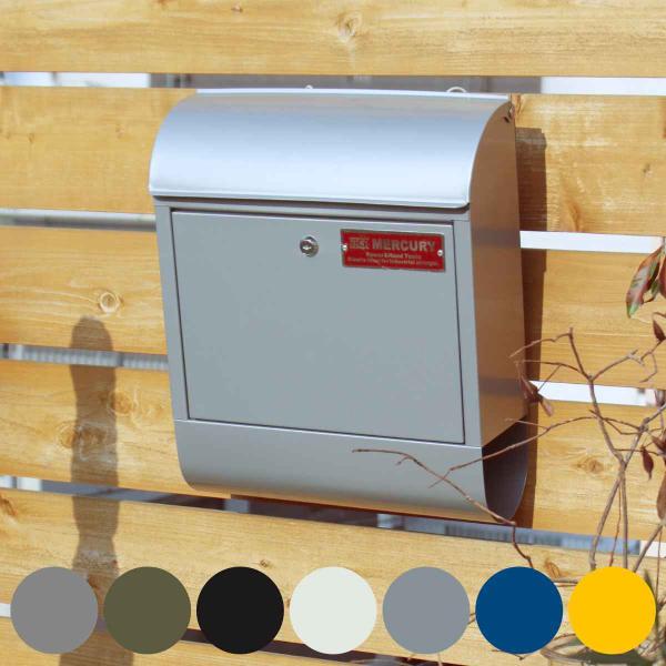 郵便ポスト MERCURY メールボックス （ マーキュリー 郵便 ポスト 郵便受け 壁掛け 鍵付き...
