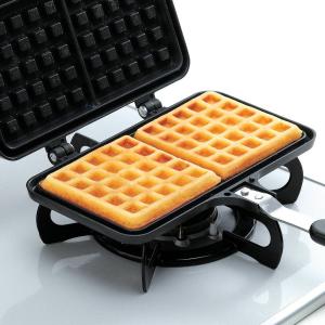 ワールドキッチンテック　ワッフルメーカー パール金属 ワッフルメーカー フッ素加工 おやつDEっSE アルミニウム