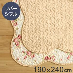 ２枚セット 両面使用できる　キルトマルチカバー　薔薇柄ピンク　１９０ｘ２４０ｃｍ 2枚セット 両面使用できる キルトマルチカバー 薔薇柄ピンク