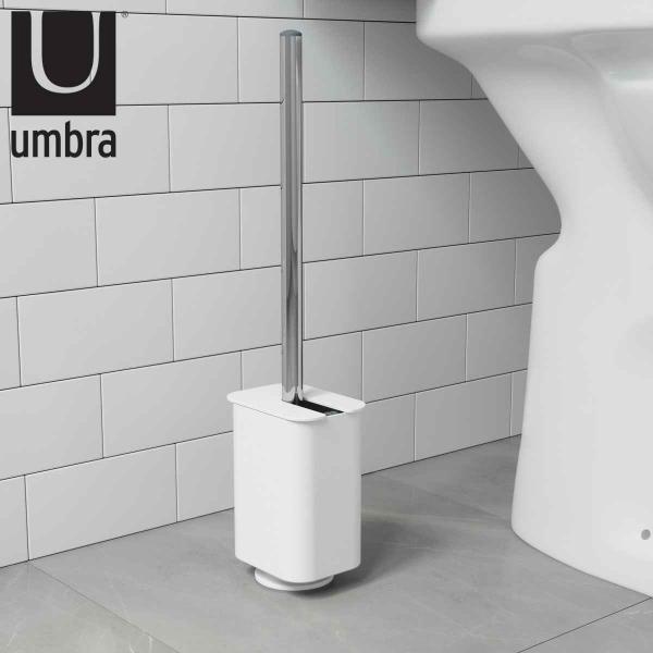 umbra トイレブラシ ケース付き フレックス シュアロック （ トイレ ブラシ トイレ掃除 トイ...