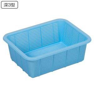 アシスト 抗菌角型ザル 深3型 （ ざる ザル 深型ザル 角ザル スクエア