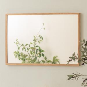 パラデック ウォールミラー 44.5×52.5cm ヴィンテージ 古木材