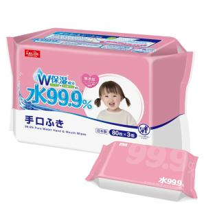 ウェットティッシュ 手口ふき 水99.9% 80...の商品画像