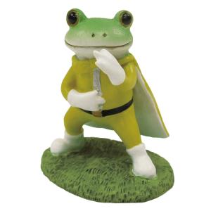 置き物 コポレンジャーイエロー Copeau （ コポー カエル コポタロウ