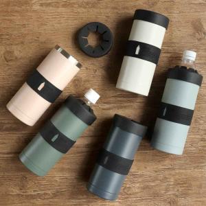 ペットボトルクーラー タンブラー 2way 保冷 ROCCO ペットボトル 500ml 対応 （ ロッコ 保温 コップ 真空断熱構造 ペットボトルケース ステンレス ）