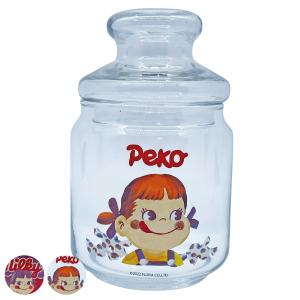サンアート 保存容器 500ml キャンディポット ミルキーペコ ガラス製
