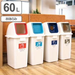 ダストボックス❕ゴミ箱❕4分別タイプ❕R4938 テラモト（TERAMOTO） 分別ゴミ箱 98L 本体のみ 屋内用 エコ分別カラー