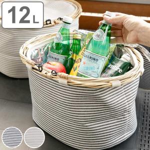 籐 キャリーバスケット 布カバー付 Natural rattan 幅59cm