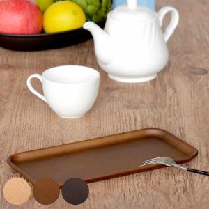 トレー 24cm 長角 Nhhome 木目調 プラスチック （ トレイ カフェトレー