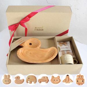 子供用食器 ギフトセット プチママン ランチプレ...の商品画像