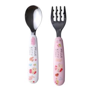 EDISON mamaエジソンママ フォーク&スプーンKID's 16cm 3歳~ ケース付