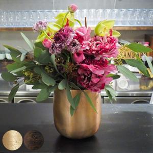 九谷焼 香祥 花器九谷焼/香祥窯 花瓶 ブルー系 ギフト 未使用