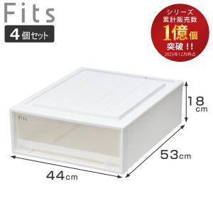 Fits 収納ケース フィッツ フィッツケース クローゼット ワイド L-53 2