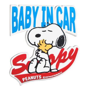 ステッカー ラバーセーフティステッカー スヌーピー （ カーサイン SNOOPY セーフティ サイン 車 赤ちゃん ベビー カーステッカー ）｜colorfulbox