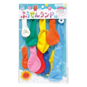 風船 ふうせんランド 10個入り カラーランダム...の商品画像
