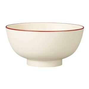 どんぶり 16.5cm 白渕朱 プラスチック （ 食洗機対応 電子レンジ対応 ボウル お椀 椀 プラスチック製 日本製 ）