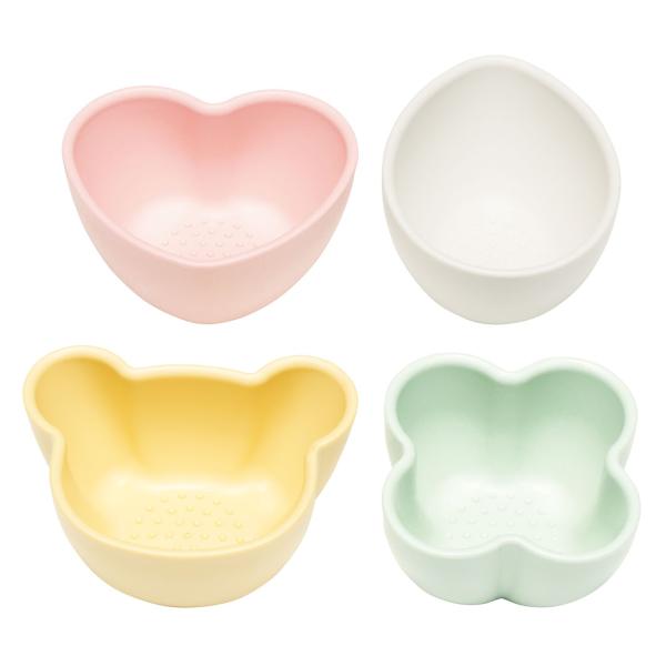 離乳食 食器 ベビー離乳食小鉢セット （ 小鉢 4個セット くすみカラー 食洗機対応 電子レンジ対応...