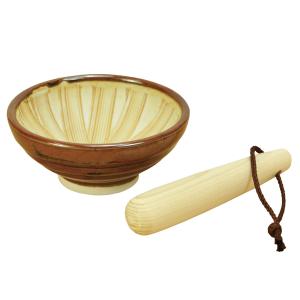 すり鉢&すりこぎセット ごますりくん ひのき 日本製 （ すり鉢 すり