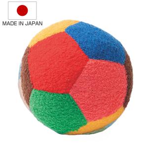 ボール サッカーボール おもちゃ 赤ちゃん 日本製 （ 綿100％ 知育玩具 玩具 ぬいぐるみ ふわふわ 子供 子ども ベビー カラフル ソフト ）
