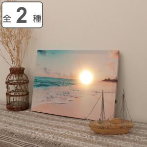 LEDキャンバスアート 海 夜景 40×30cm （ LED キャンバスアート ライト アート インテリア 壁掛け 長方形 ）