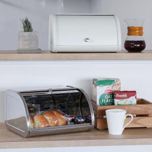 ブレッドケース brabantia ブレッドビン ミディアム クローム