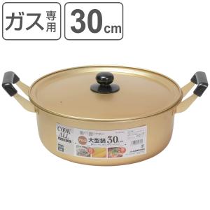 オオイ金属 本蓚酸 両手鍋 30cm ほんしゅうさんなべ 大鍋 業務用 日本