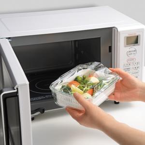 電子レンジ調理器 耐熱ガラス角型容器セット L...の詳細画像2